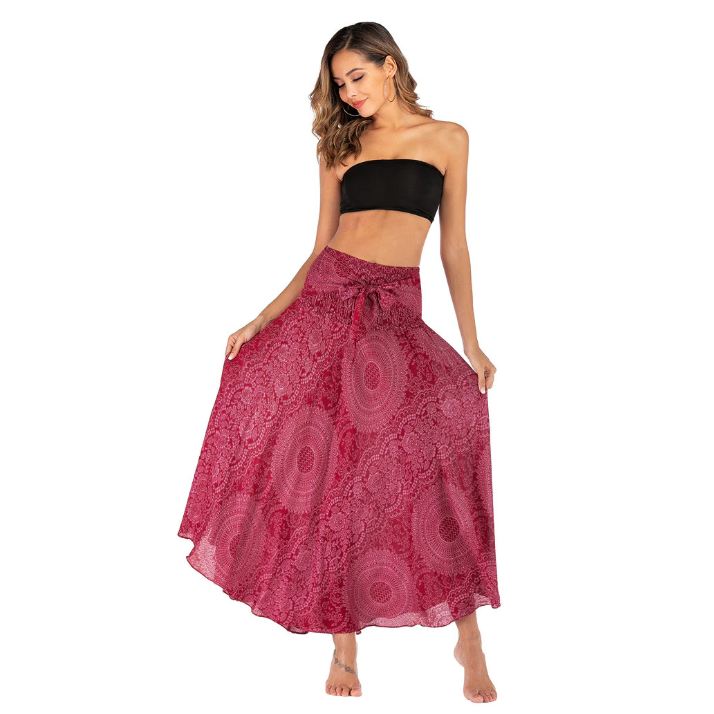 wadifarab Long Hippie Bohemian Skirt