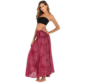 wadifarab Long Hippie Bohemian Skirt