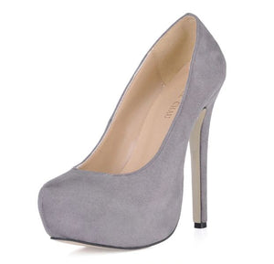 wadifarab Grey High Heel