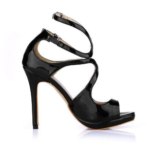 wadifarab Black High heel sandale